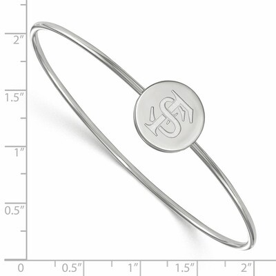 Florida State University Bangle Slip on - Sterling Silver SS014FSU-6, MPN: SS014FSU-6, 883957248165