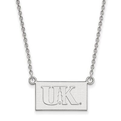 University of Kentucky Small Pendant with Necklace Sterling Silver SS072UK-18, MPN: SS072UK-18, 886…