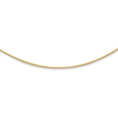 1.4mm Round Omega 14k Gold OM2-16, MPN: OM2-16, 886774616384