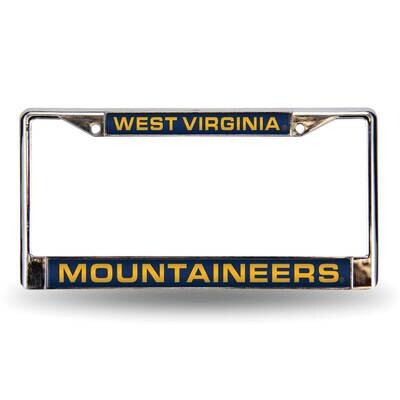 Collegiate W. Virginia U Blue Laser Chrome Car License Plate Frame GC7009, MPN: GC7009, 94746404437