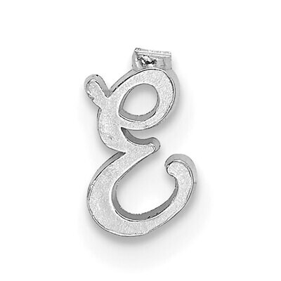 Casted Letter E 14k White Gold WG2222E, MPN: WG2222E,