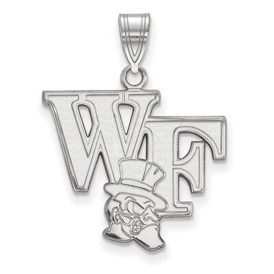 Wake Forest University Large Pendant 14k White Gold 4W044WFU, MPN: 4W044WFU, 886774849058