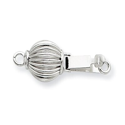 Bead/Pearl Clasp 14k White Gold WG2822, MPN: WG2822,
