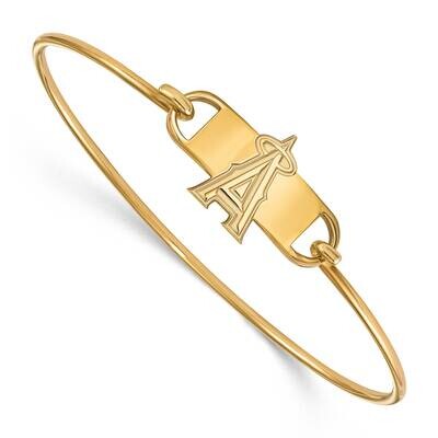 MLB Los Angeles Angels Small Center Wire Bangle Gold-Plated on Sterling Silver GP008ANG-7, MPN: GP0…