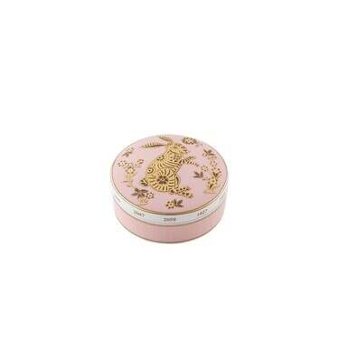 Vista Alegre Golden Large Round Box Coelho 21135921, MPN: 21135921,