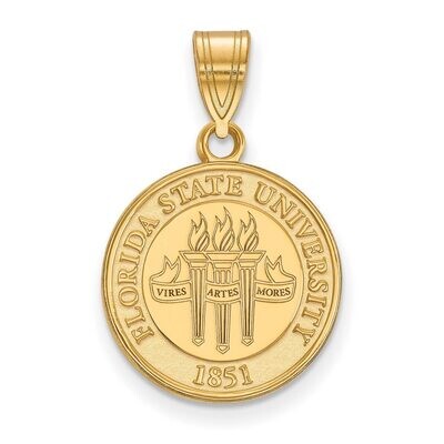 Florida State University Medium Crest Pendant Gold-plated Silver GP077FSU, MPN: GP077FSU, 886774955…