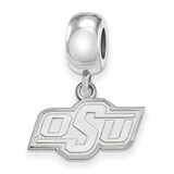 Oklahoma State University Bead Charm Extra Small Dangle Sterling Silver SS034OKS, MPN: SS034OKS, 88…