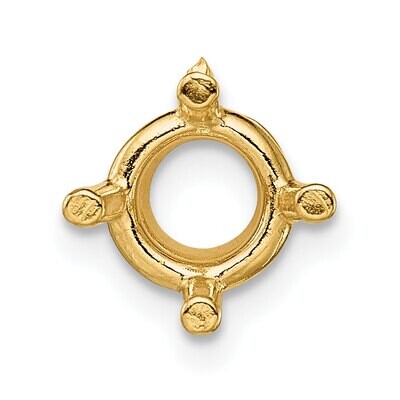 Round 4-Prong Heavy Basket .12ct. Setting 14k Yellow Gold YG115, MPN: YG115,