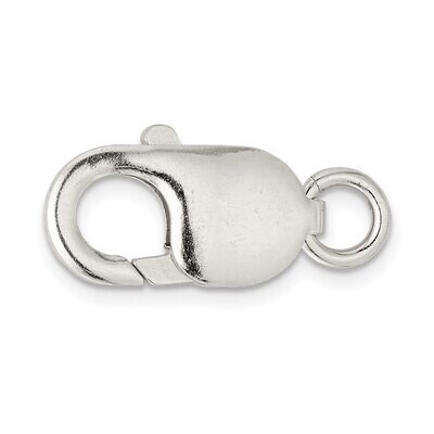 Standard Weight 18.3 x 9.1mm Lobster with Jump Ring Clasp Sterling Silver SS3380, MPN: SS3380,