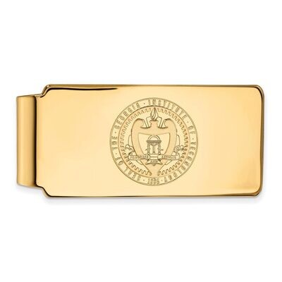 Georgia Institute of Technology Money Clip Crest Gold-plated Silver GP059GT, MPN: GP059GT, 88677495…