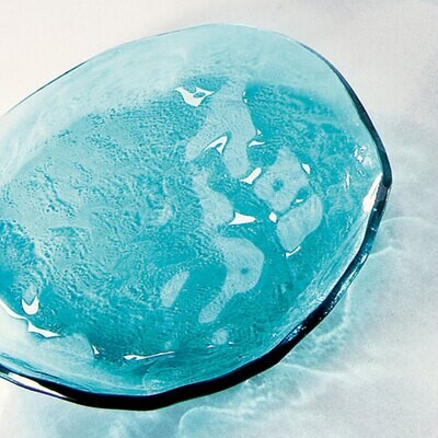 Annieglass Ultramarine Salad Plate 9 Inch, MPN: U105, UPC: