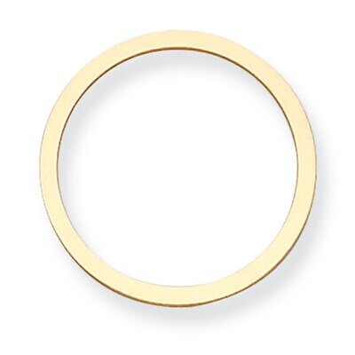 Circle with Hole Stamping 14k Yellow Gold YG1054, MPN: YG1054,