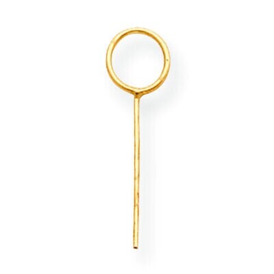 Dangle Earring Component 14k Yellow Gold YG916, MPN: YG916,