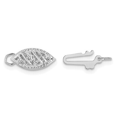 Pearl Clasp 14k White Gold WG1895, MPN: WG1895,