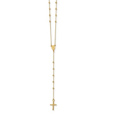 Rosary 14k Gold Polished SF2512-24, MPN: SF2512-24, 191101981340