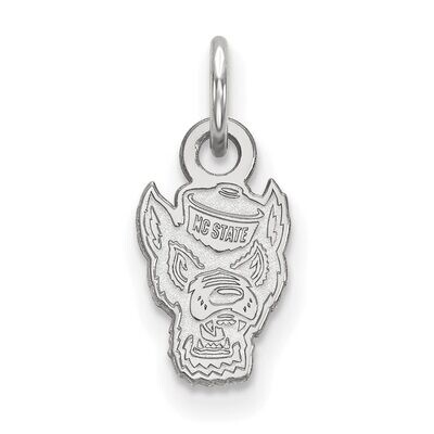 North Carolina State University x-Small Pendant 10k White Gold 1W043NCS, MPN: 1W043NCS, 886774787862