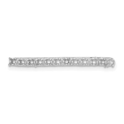 24.5 x 1.7mm Strip Setting 14k White Gold WG319, MPN: WG319,