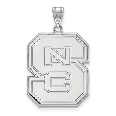 North Carolina State University Extra Large Pendant Sterling Silver SS005NCS, MPN: SS005NCS, 886774…