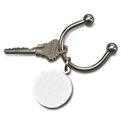 Nickel-plated Disc Key Chain GM21774, MPN: GM21774, 47105031744