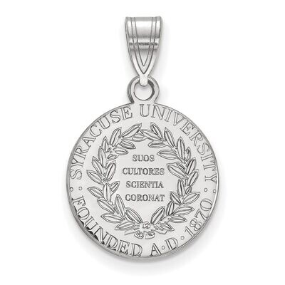 Syracuse University Medium Crest Pendant Sterling Silver SS038SYU, MPN: SS038SYU, 886774698977