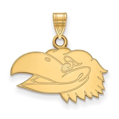 University of Kansas Small Pendant Gold-plated Silver GP040UKS, MPN: GP040UKS, 886774941073