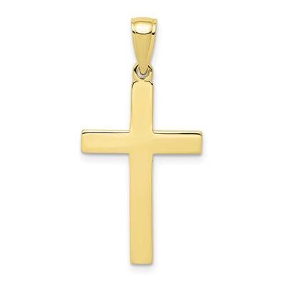 Cross Pendant 10k Gold Polished 10D3495, MPN: 10D3495,