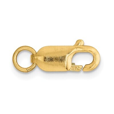 Standard Weight Lobster Clasp with Jump Ring Setting 18k Yellow Gold 8Y1618, MPN: 8Y1618,