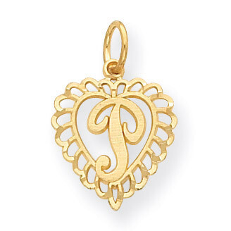 Initial P Charm 14k Gold C568P, MPN: C568P, 886774091105