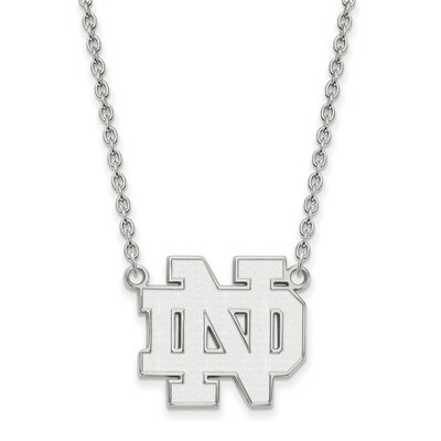 University of Notre Dame Large Pendant Necklace Sterling Silver SS016UND-18, MPN: SS016UND-18, 1911…