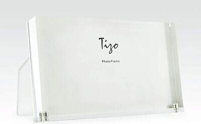 Tizo Acrylic Lucite Easel Back Picture Photo Frame Clear Back Horizontal 5 x 7 Inch HA158CL75, MPN:…