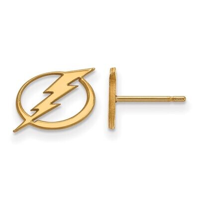 Tampa Bay Ligtning x-Small Post Earring 10k Yellow Gold 1Y008LIG, MPN: 1Y008LIG, 886774805450