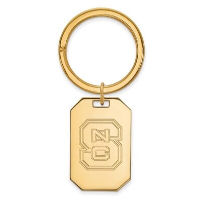 North Carolina State University Key Chain Gold-plated Silver GP026NCS, MPN: GP026NCS, 886774929798