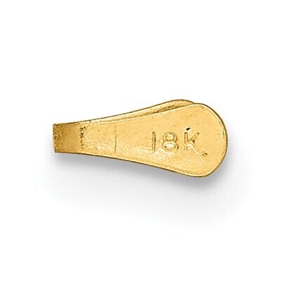 Solder Flush Endcap Setting 18k Yellow Gold 8Y2063, MPN: 8Y2063,