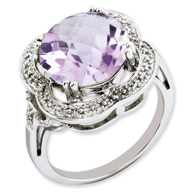 Pink Quartz Ring Sterling Silver QR3200PQ, MPN: QR3200PQ, 886774200903