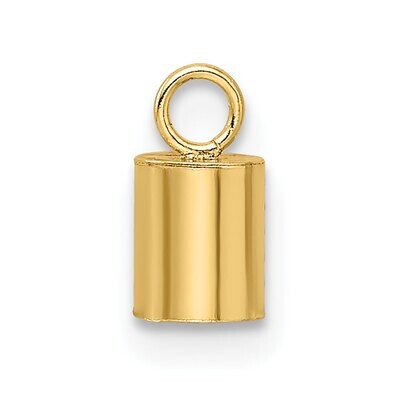 Tube Chain Tab 14k Yellow Gold YG2085, MPN: YG2085,