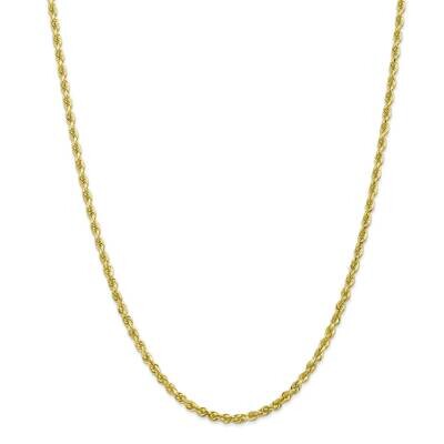 3.35mm Diamond-Cut Quadruple Rope Chain 26 Inch 10k Gold 10QT025-26, MPN: 10QT025-26, 191101725630