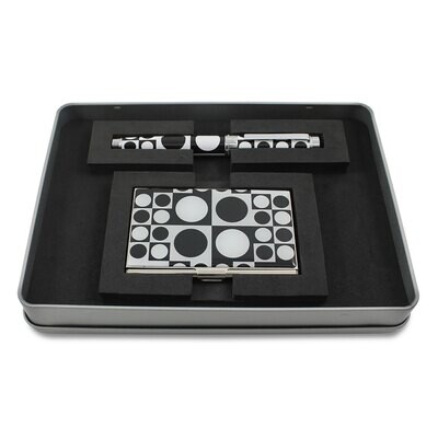 Acme Geometri Ballpoint Pen &amp; Card Case Set APVP01BPSET, MPN: APVP01BPSET
