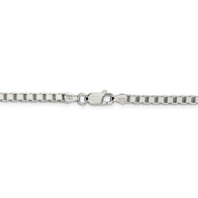 22 Inch 3.25mm Box Chain Sterling Silver QBX060-22, MPN: QBX060-22, 883957952482