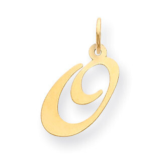 Initial O Charm 14K Gold Medium Fancy Script YC652O, MPN: YC652O, 886774136820