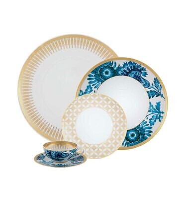 Vista Alegre Gold Exotic 5 Piece Place Setting 21132052, MPN: 21132052, 5601266101033