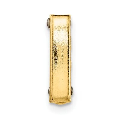 Fold Over Clasp 14k Yellow Gold YG1787, MPN: YG1787,