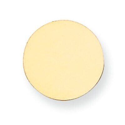 Round Stamping 14k Yellow Gold YG1009, MPN: YG1009,