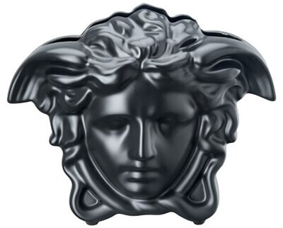 Versace Medusa Grande Vase Black 8 1/4 Inch, MPN: 14493-105000-26021, 790955110502