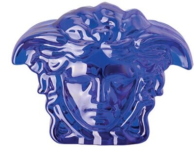 Versace Medusa Lumiere Blue Paperweight 5 x 3 Inch H- 4 Inch, MPN: 20665-321506-49116, 790955109384