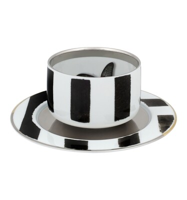 Vista Alegre Christian Lacroix Sol Y Sombra Tea Cup &amp; Saucer V1, MPN: 21117719,