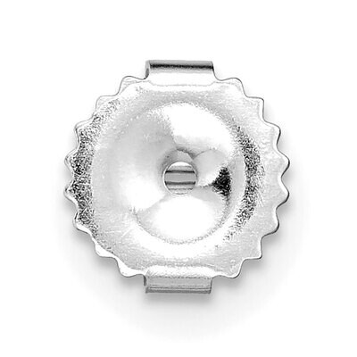 Heavy Friction Earring Nut 14k White Gold WG713, MPN: WG713,