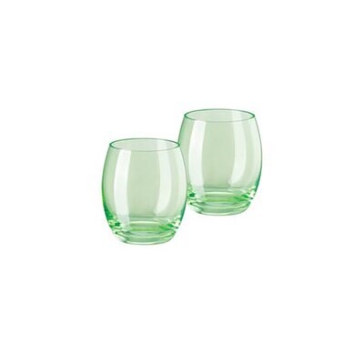 Versace Medusa Lumiere 2/Short Stem - Mint Whiskey DOF Set Of Two 4 Inch 13 oz, MPN: 69129-321618-4…