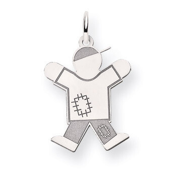 Kid Charm 14k White Gold XK1121W, MPN: XK1121W, 883957485003