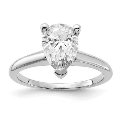 2ct. G H I True Light Pear Moissanite Solitaire Ring 14k White Gold RM5965WP-200-8MT, MPN: RM5965WP…