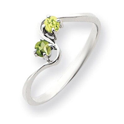 3mm Peridot Ring 14k white Gold Y4717PE, MPN: Y4717PE, 883957601281